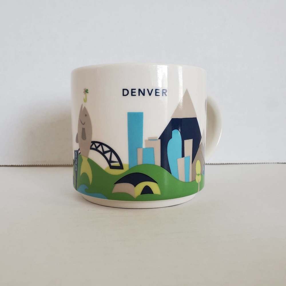 Starbucks Coffee Cups Mug Denver Destination You are here 2013 14 oz
